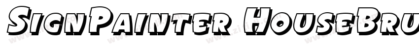 SignPainter HouseBru字体转换